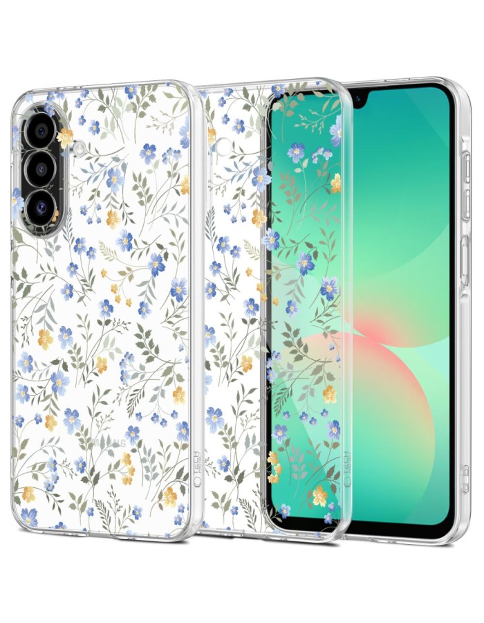 Tech-Protect FlexAir+ Case for Samsung Galaxy A17 4G / 5G - Daisies with Leaves Tech-Protect FlexAir+ Case for Samsung Galaxy A17 4G / 5G - Daisies with Leaves