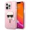 Karl Lagerfeld Glitter Karl&amp;#39;s Head Case for iPhone 13 Pro Max - Pink
