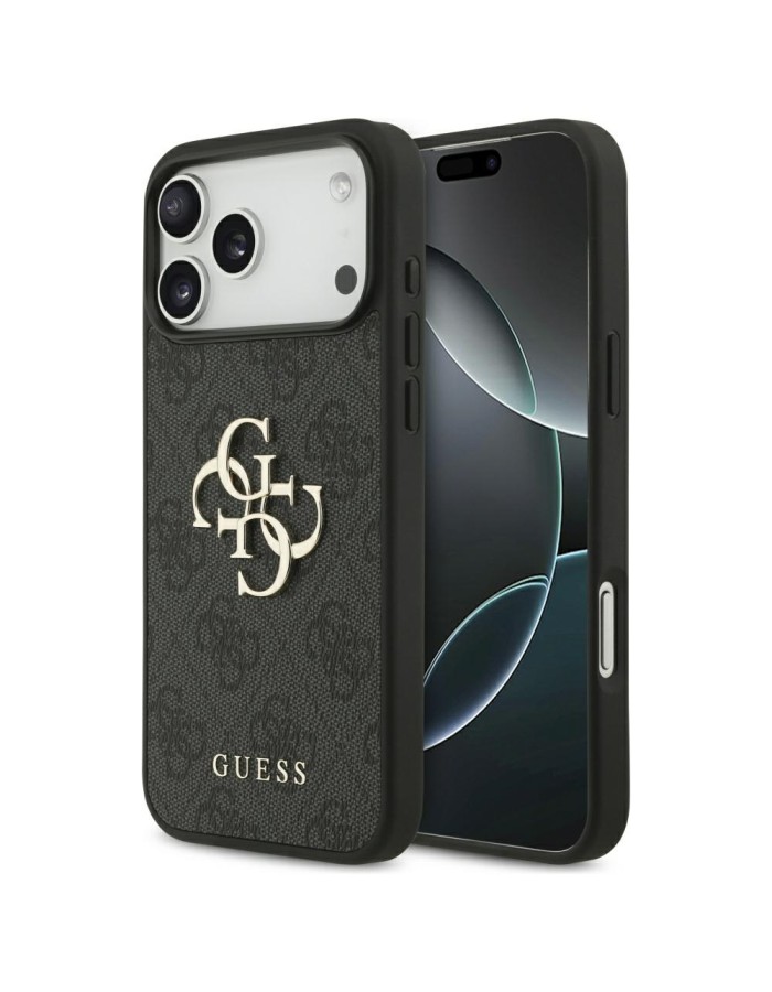 Guess 4G Big Logo Case for iPhone 17 Pro Max - Black