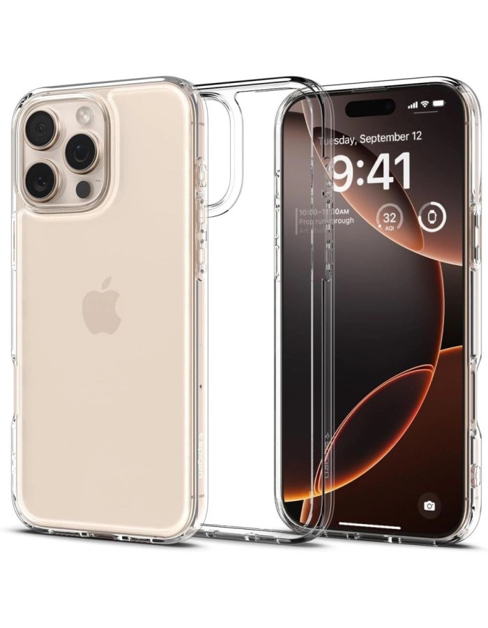 Spigen Ultra Hybrid iPhone 16 Pro Case - Clear Spigen Ultra Hybrid iPhone 16 Pro Case - Clear