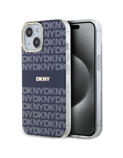 DKNY IML Mono & Stripe MagSafe case for iPhone 15 / 14 / 13 - blue DKNY IML Mono & Stripe MagSafe case for iPhone 15 / 14 / 13 - blue
