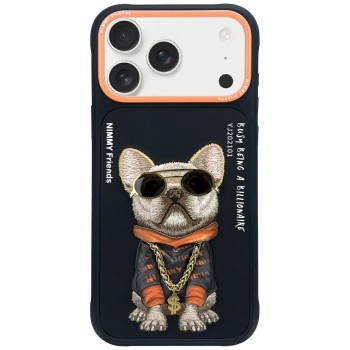 Nimmy Glasses Cool Dog Case for iPhone 17 Pro Max - Black Nimmy Glasses Cool Dog Case for iPhone 17 Pro Max - Black