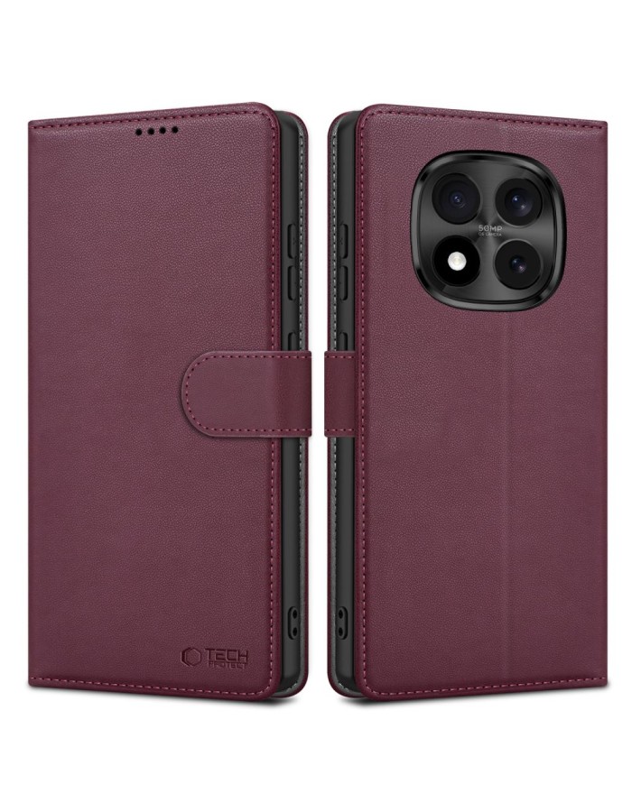 Tech-Protect Wallet Case for Xiaomi Redmi Note 15 Pro 5G - Burgundy