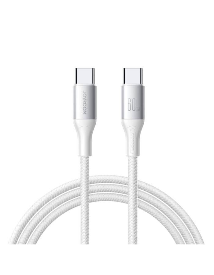 Joyroom S-A28 Flash Series 60W USB-C - USB-C Cable 1m - White