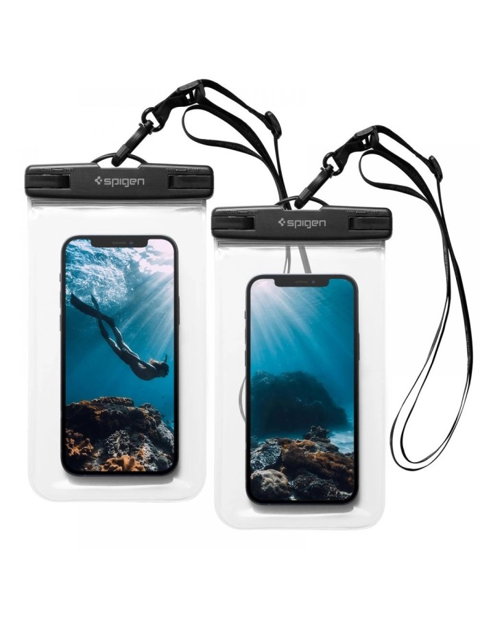 Spigen Spigen Aqua Shield A601 case waterproof IPX8 - transparent 2 pcs. Spigen Spigen Aqua Shield A601 case waterproof IPX8 - transparent 2 pcs.