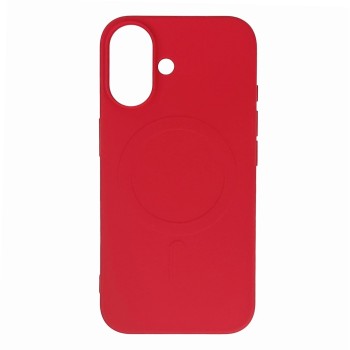 Liquid Silicone Case with MagSafe for iPhone 16e - Red Liquid Silicone Case with MagSafe for iPhone 16e - Red