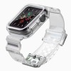 Silicone Band Strap Bracelet Case Strap Light Set for Apple Watch 44mm - Black