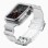 Silicone Band Strap Bracelet Case Strap Light Set for Apple Watch 44mm - Black