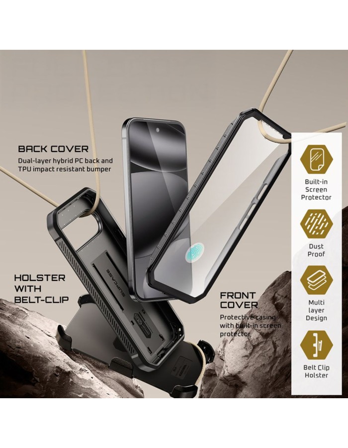 Supcase Unicorn Beetle Pro Case for Google Pixel 10 Pro XL - Black Supcase Unicorn Beetle Pro Case for Google Pixel 10 Pro XL - Black