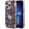 Hello Kitty IML Tags Graffiti case for iPhone 14 Pro - pink Hello Kitty IML Tags Graffiti case for iPhone 14 Pro - pink