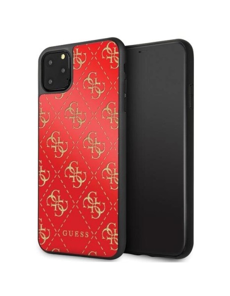 Guess GUHCN654GGPRE iPhone 11 Pro Max red/red hard case 4G Double Layer Glitter Guess GUHCN654GGPRE iPhone 11 Pro Max red/red hard case 4G Double Layer Glitter