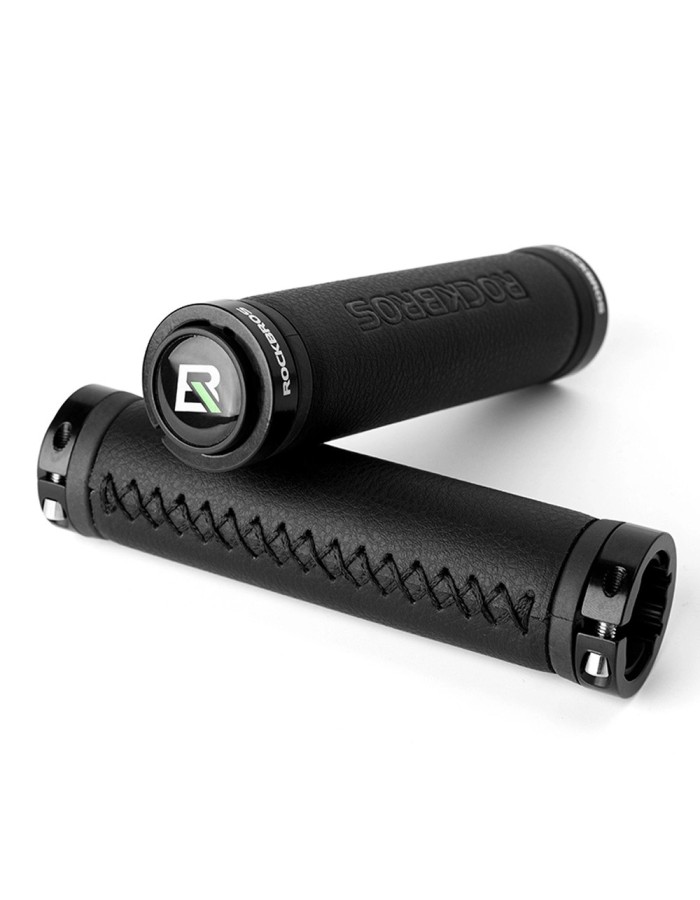 Rockbros 40210003001 microfiber bicycle handlebar grips - black Rockbros 40210003001 microfiber bicycle handlebar grips - black