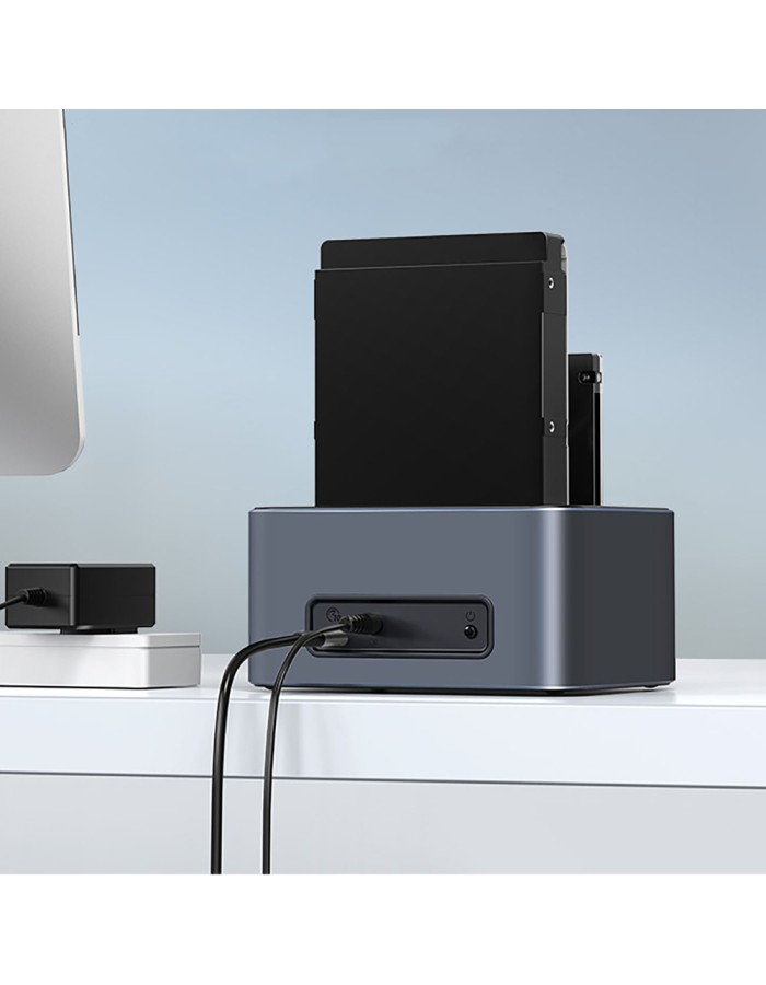 Orico 6656C3-C 5-Bay Docking Station with Offline Clone Function 2.5"/3.5" SATA HDD/SSD - Gray Orico 6656C3-C 5-Bay Docking Station with Offline Clone Function 2.5"/3.5" SATA HDD/SSD - Gray