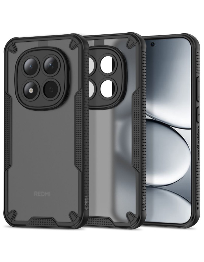 Tech-Protect Rugged Shield Case for Xiaomi Redmi Note 15 Pro 5G - Black