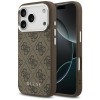 Guess 4G Classic Logo MagSafe Case for iPhone 17 Pro Max - Brown