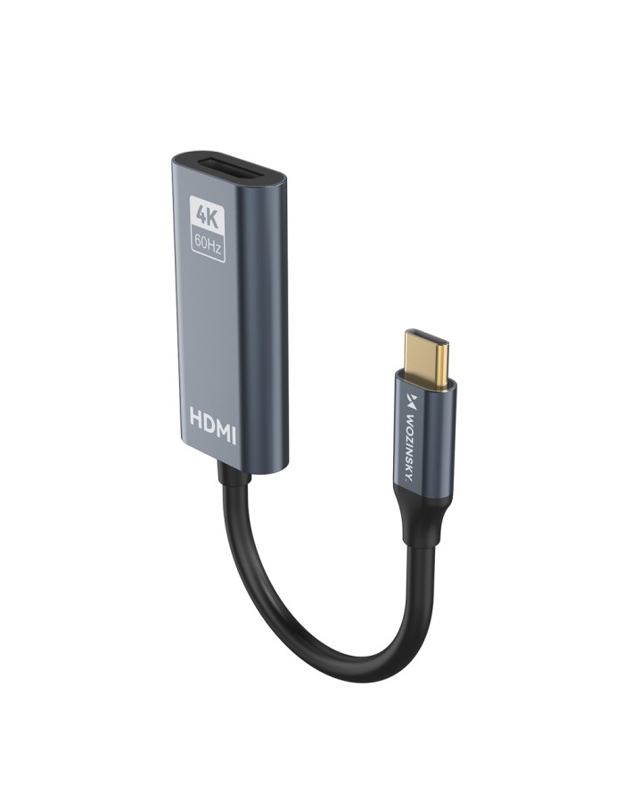 Wozinsky WACH-01 USB-C - HDMI 4K 60Hz Adapter - Black