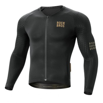 Rockbros YDCX008 Diamond Long Sleeve Cycling Jersey Size XS - Black