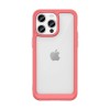 Reinforced case with a flexible frame for iPhone 15 Pro Outer Space - red Reinforced case with a flexible frame for iPhone 15 Pro Outer Space - red