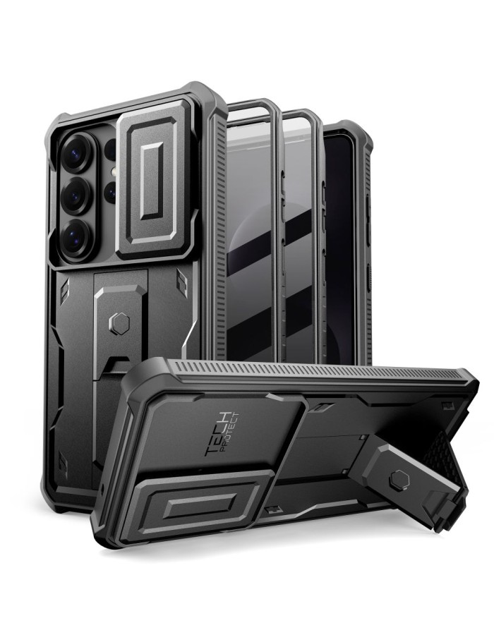 Tech-Protect Kevlar Cam+ Case for Samsung Galaxy S26 Ultra - Black