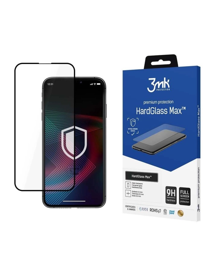 Tempered glass for iPhone 14 9H from the 3mk HardGlass Max series