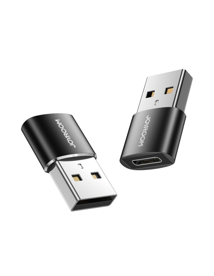 Joyroom adapter from USB Type C (female) to USB (male) 2 pcs. black (S-H152 Black)