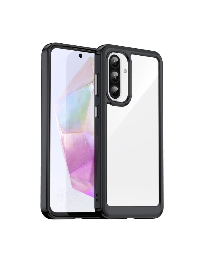 Outer Space Case for Samsung Galaxy A26 Cover with Flexible Frame - Black Outer Space Case for Samsung Galaxy A26 Cover with Flexible Frame - Black