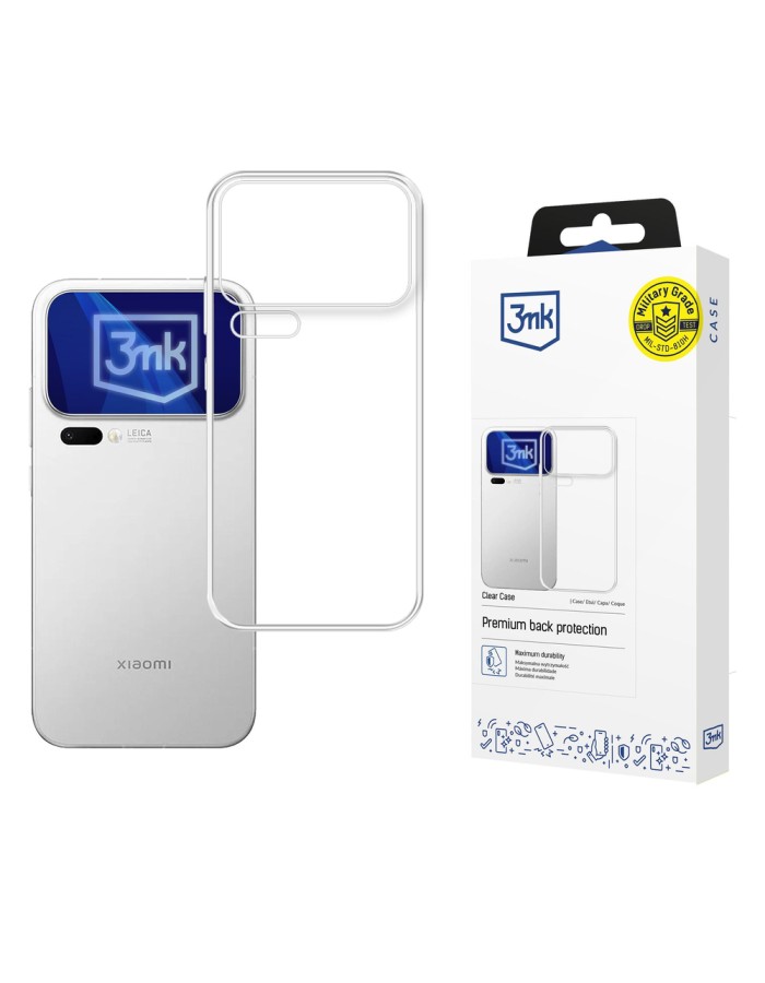 3mk Clear Case for Xiaomi 17 Pro Max - transparent
