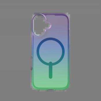 ZAGG Milan Snap Case with MagSafe for iPhone 16 - Green/Purple