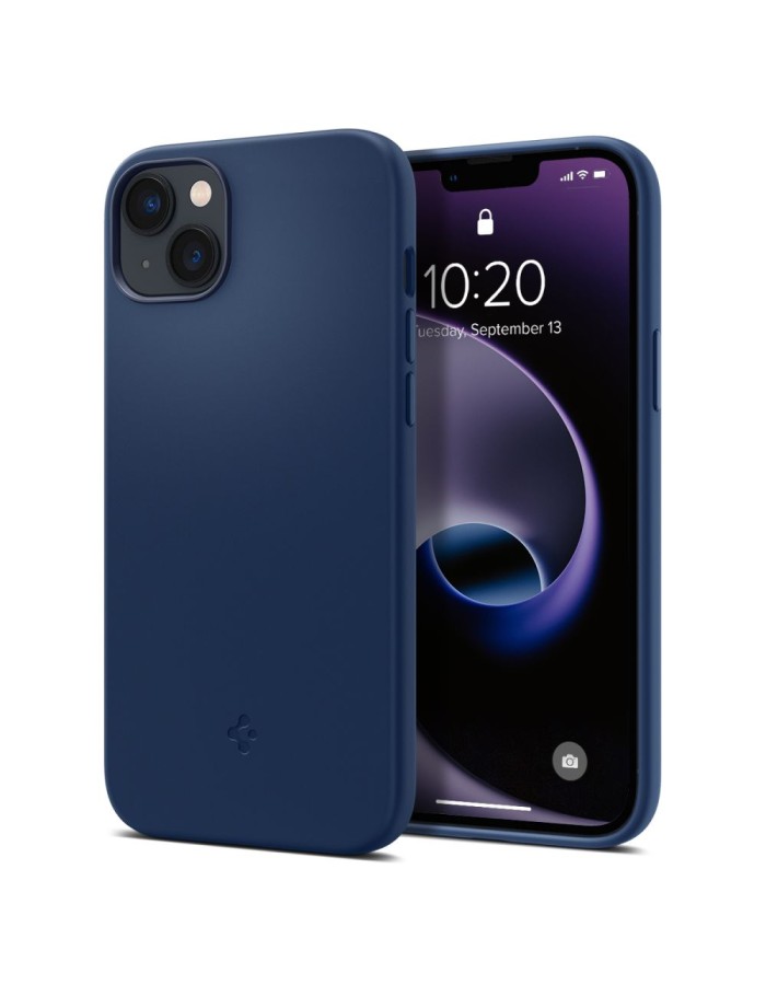 Spigen Silicone Fit Mag Case with MagSafe for iPhone 14 Plus - Blue Spigen Silicone Fit Mag Case with MagSafe for iPhone 14 Plus - Blue