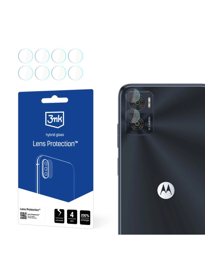3mk Lens Protection™ Hybrid Camera Glass for Motorola Moto E22 / E22i