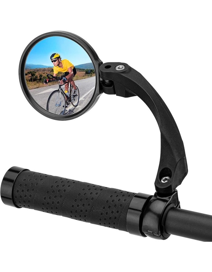 Rockbros 26210001003 Rearview Left Bicycle Mirror - Black