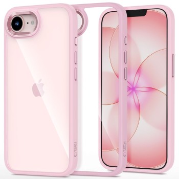 Tech-Protect Magmat Case for iPhone 16e / 17e - Transparent Pink Tech-Protect Magmat Case for iPhone 16e / 17e - Transparent Pink