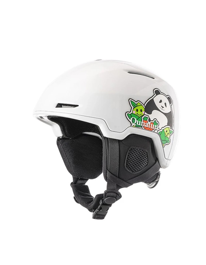 Qunature 10130003005 Ski Helmet with Earmuffs Panda Snowboard for Kids 54-58 cm - White Qunature 10130003005 Ski Helmet with Earmuffs Panda Snowboard for Kids 54-58 cm - White