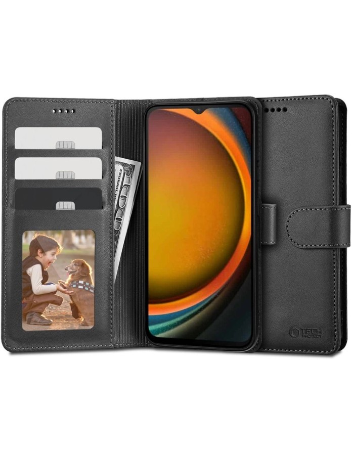 Tech-Protect Wallet Case for Samsung Galaxy XCover 7 - Black