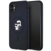 Karl Lagerfeld Silicone Karl&amp;amp;Choupette MagSafe case for iPhone 11 / Xr - black
