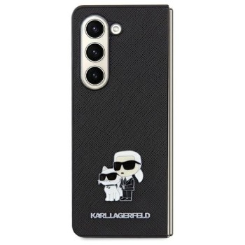 Karl Lagerfeld Saffiano Karl&amp;amp;Choupette Pin case for Samsung Galaxy A35 - black