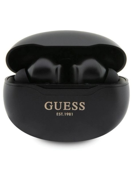 Guess GUTWST50EK TWS Bluetooth headphones + docking station - black Classic EST Guess GUTWST50EK TWS Bluetooth headphones + docking station - black Classic EST