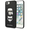 Karl Lagerfeld Saffiano Karl&amp;amp;Choupette Head case for iPhone 7 Plus / iPhone 8 Plus - black
