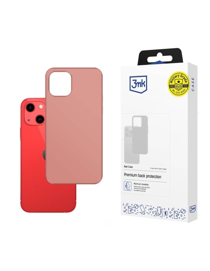 3mk Matt Case for iPhone 13 mini - matte pink