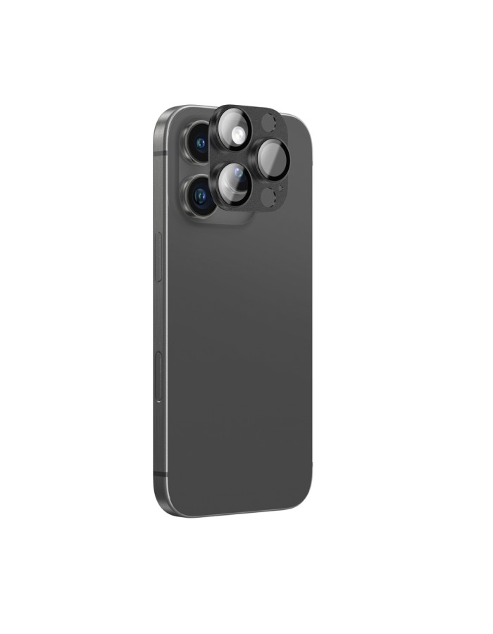 AmazingThing Aviation-Grade Alloy Tempered Glass Lens for iPhone 16 Pro / 16 Pro Max Camera Lens - Black AmazingThing Aviation-Grade Alloy Tempered Glass Lens for iPhone 16 Pro / 16 Pro Max Camera Lens - Black