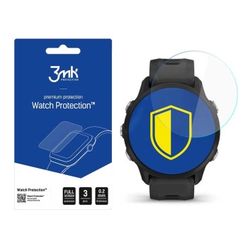 3mk Watch Protection™ v. FlexibleGlass hybrid glass on Garmin Forerunner 955 3mk Watch Protection™ v. FlexibleGlass hybrid glass on Garmin Forerunner 955