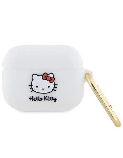 Hello Kitty Silicone 3D Kitty Head case for AirPods Pro - white Hello Kitty Silicone 3D Kitty Head case for AirPods Pro - white