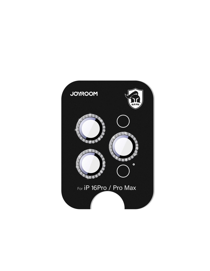 Joyroom JR-MSJ0307 Glass Screen Protector for iPhone 16 Pro/16 Pro Max Lenses - Black