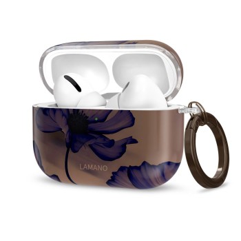 Tech-Protect Lamano case for AirPods Pro 1 / 2 - brown-purple Tech-Protect Lamano case for AirPods Pro 1 / 2 - brown-purple
