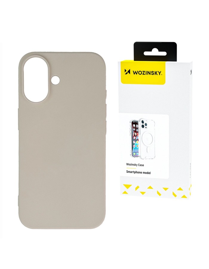 Wozinsky Silicone Case flexible silicone for Samsung Galaxy S25 Ultra - beige