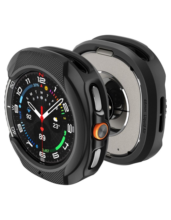 Spigen Liquid Air Case for Samsung Galaxy Watch 8 Classic 46mm - Black Spigen Liquid Air Case for Samsung Galaxy Watch 8 Classic 46mm - Black
