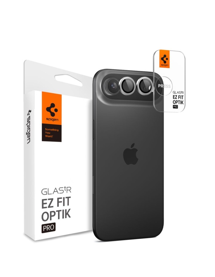 Spigen Optik Pro GLAS.TR ”EZ FIT” Camera Cover 2-pack for iPhone Air - Silver Spigen Optik Pro GLAS.TR ”EZ FIT” Camera Cover 2-pack for iPhone Air - Silver