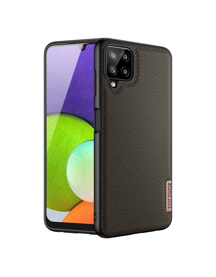 Dux Ducis Fino case covered with nylon material for Samsung Galaxy A22 4G green Dux Ducis Fino case covered with nylon material for Samsung Galaxy A22 4G green