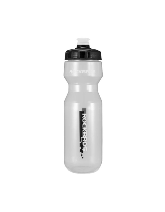 Rockbros 750 ml Bicycle Bottle - Transparent with Black Mouthpiece
