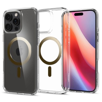 Spigen Ultra Hybrid Mag Case with MagSafe for iPhone 16 Pro Max - Gold Spigen Ultra Hybrid Mag Case with MagSafe for iPhone 16 Pro Max - Gold